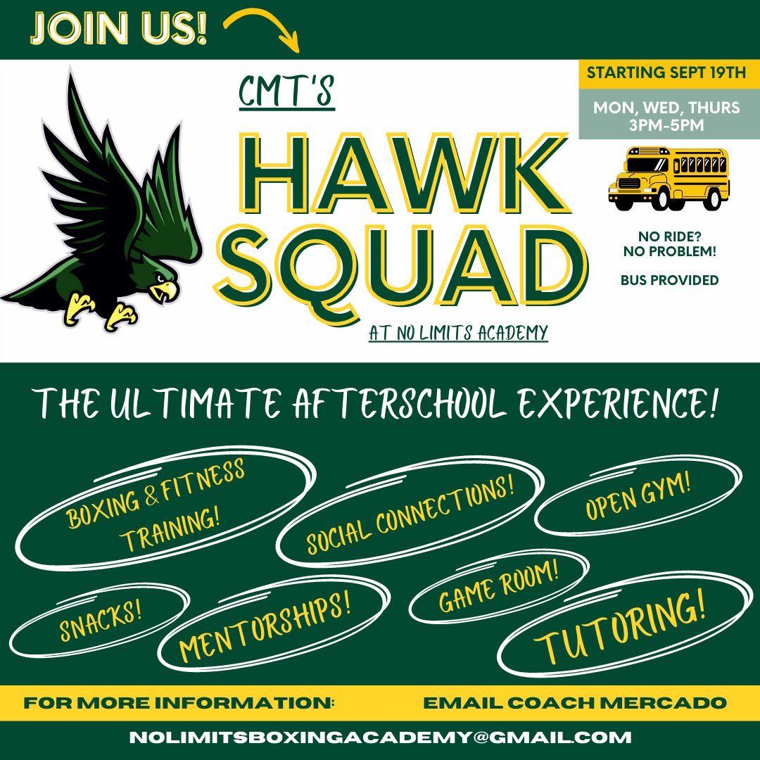 Hawk Squad Flyer